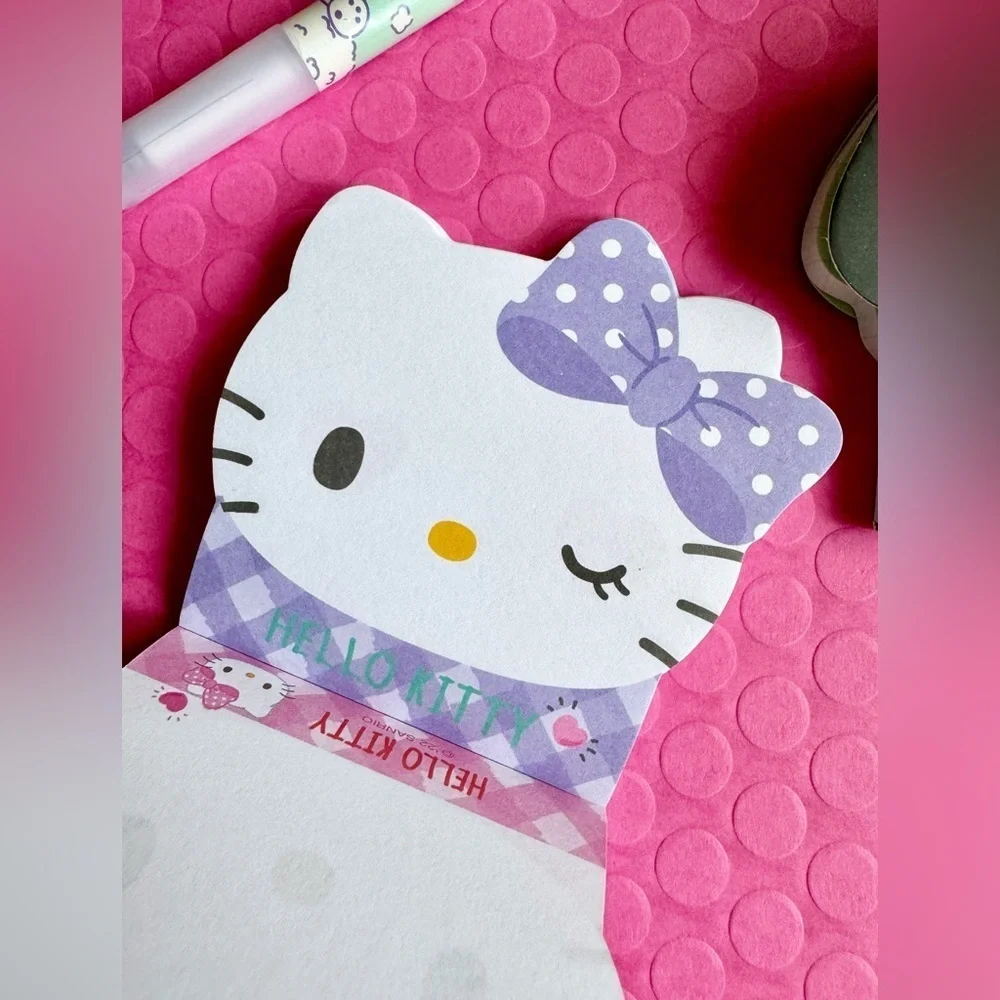 New Sanrio Pochacco & Hello Kitty Zip Pouch, Pen, Note Pads Stationery Set of 4